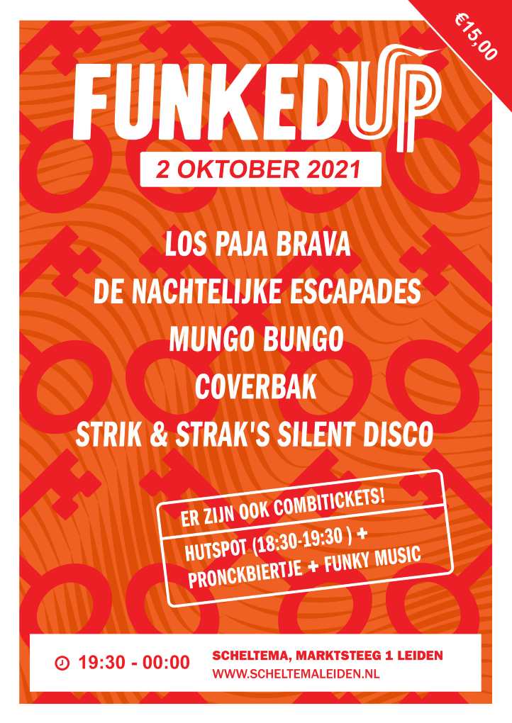 Funked Up Festival 2 oktober in Scheltema Leiden