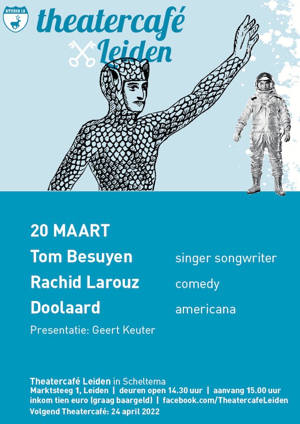 TheaterCafe zondag 20 maart 2022 in Scheltema Leiden