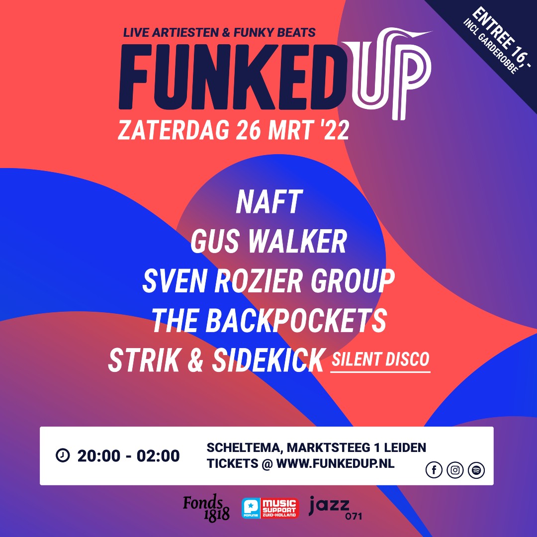 Funked Up 26 maart 2022 in Scheltema Leiden