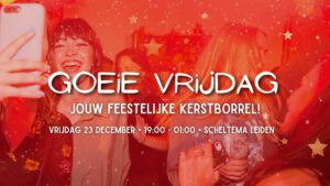 Goeie Vrijdag Kerst Special op vrijdag 23 december 2022 in Scheltema Leiden