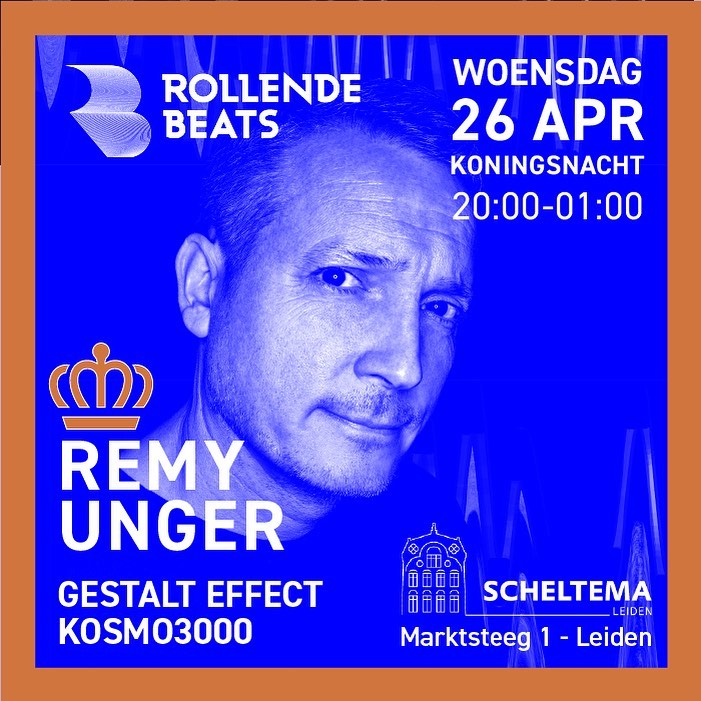 Rollende Beats met DJ Remy op woensdag 26 april 2023 in Scheltema Leiden