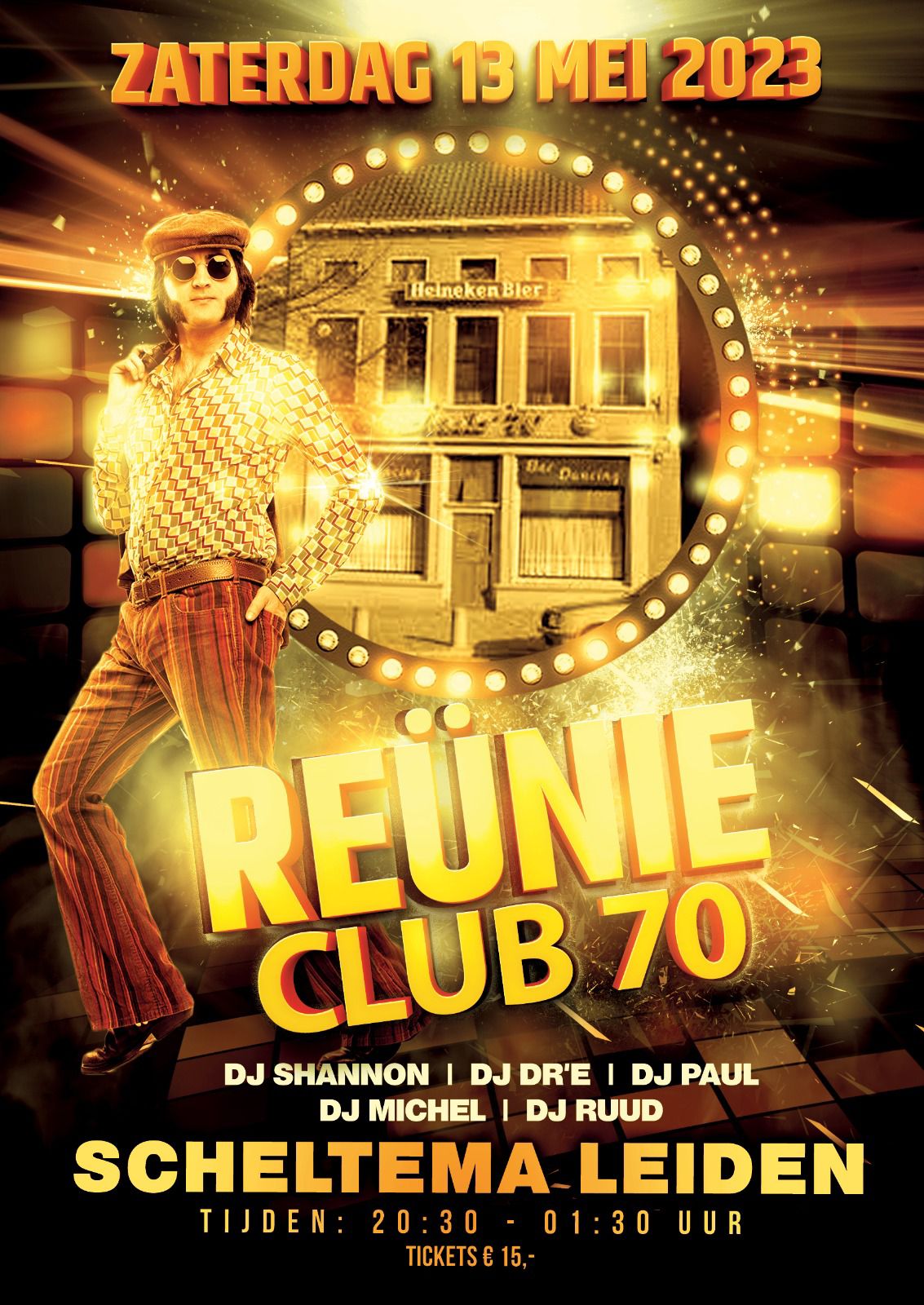 Reunie Club 70 in Scheltema Leiden op zaterdag 13 mei 2023