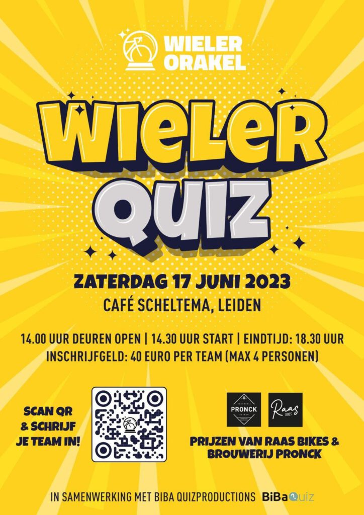 Wielerquiz 17 juni 2023 in Scheltema Leiden