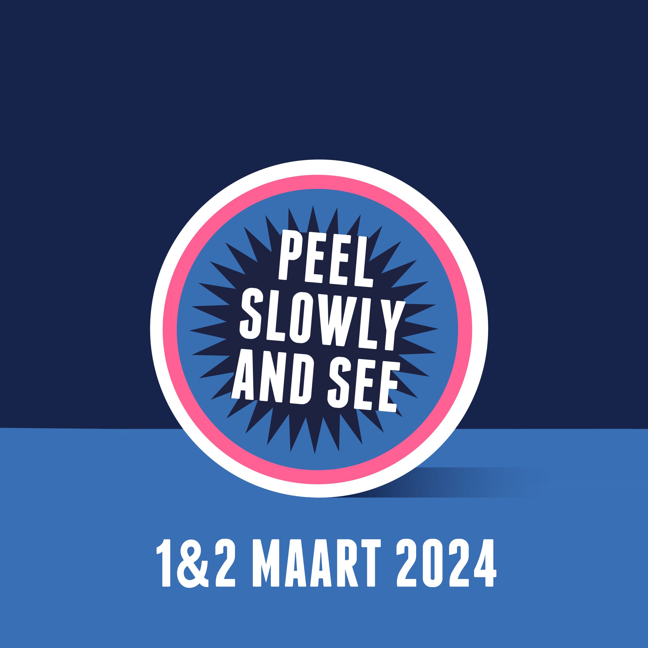 Peel Slowly and See 2024 op vrijdag 1 en zaterdag 2 maart 2024 in de Leidse Marktsteeg