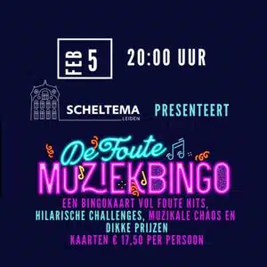 De Foute Muziekbingo Scheltema Leiden